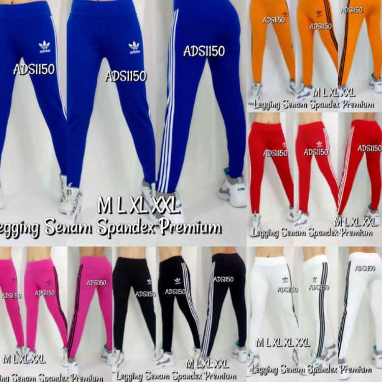 ♝ Celana Legging ADS1150 Premium Spandex / Legging Senam Spandex Premium ADS1150 Aerobik Gym ポ