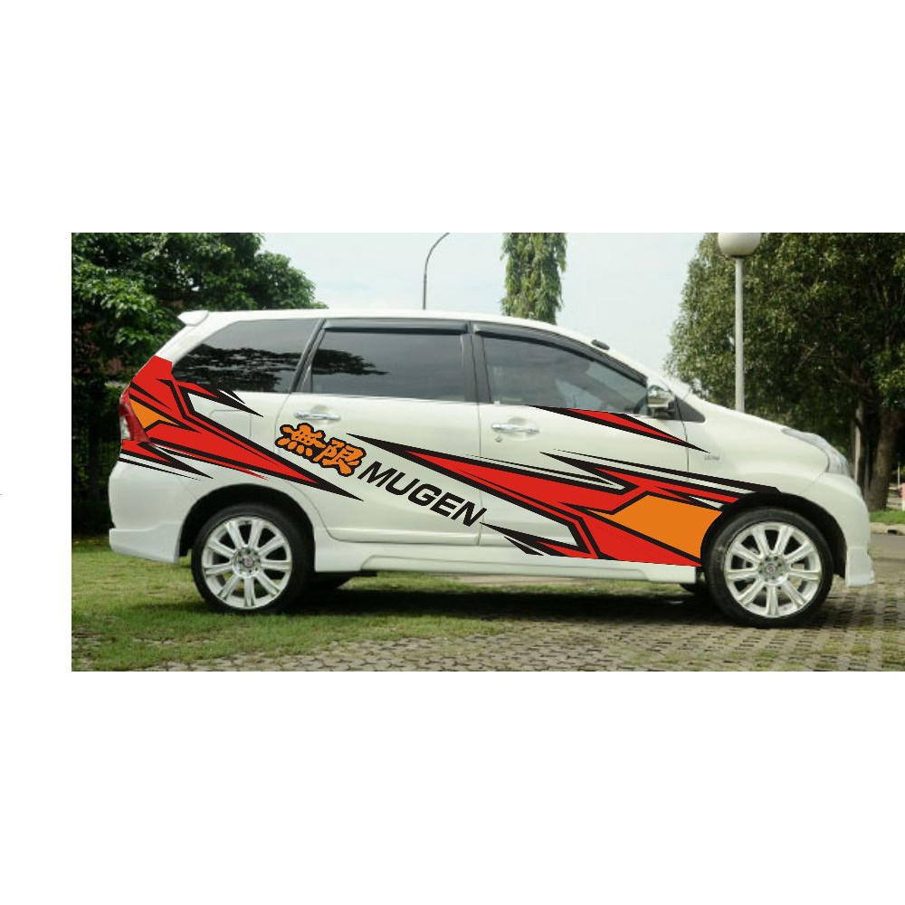 Cutting Stiker Avanza Xenia Putih Street Racing TERLARIS Shopee Indonesia