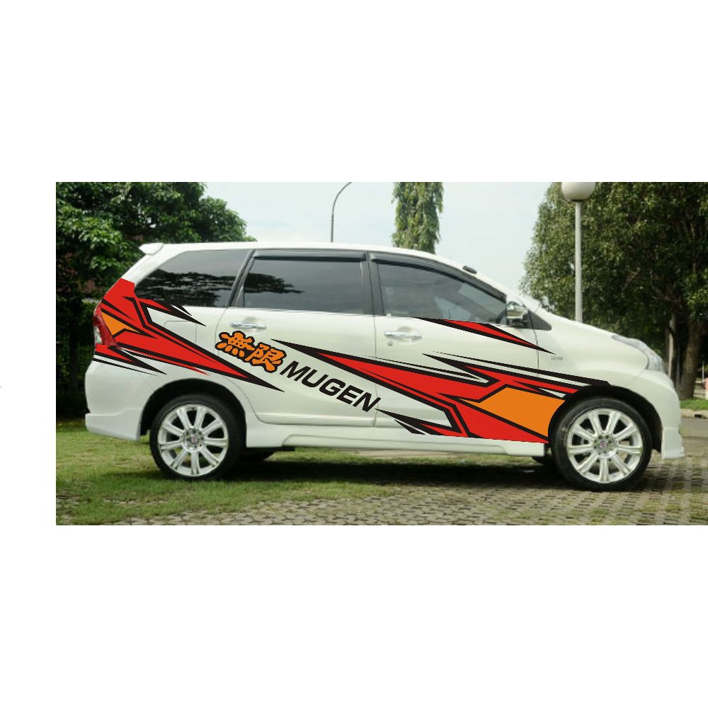 Cutting Stiker Avanza Xenia Putih Street Racing Terlaris Shopee