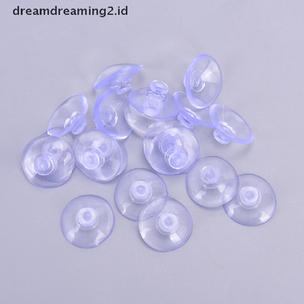 20pcs / Lot Suction Cup Vakum Bentuk Kepala Jamur 20mm Untuk Kamar Mandi