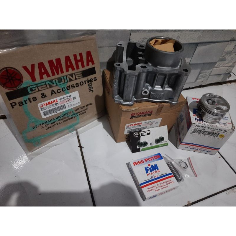 COD BLOK BLOCK SEHER BORING SET ASSY KOMPLIT JUPITER MX OLD NEW ORIGINAL YAMAHA