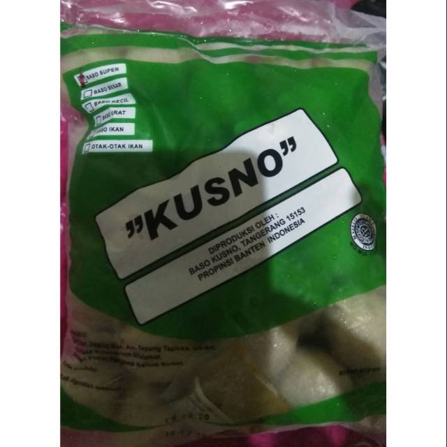 

BAKSO SUPER POLOS KUSNO 500gr isi 40 butir