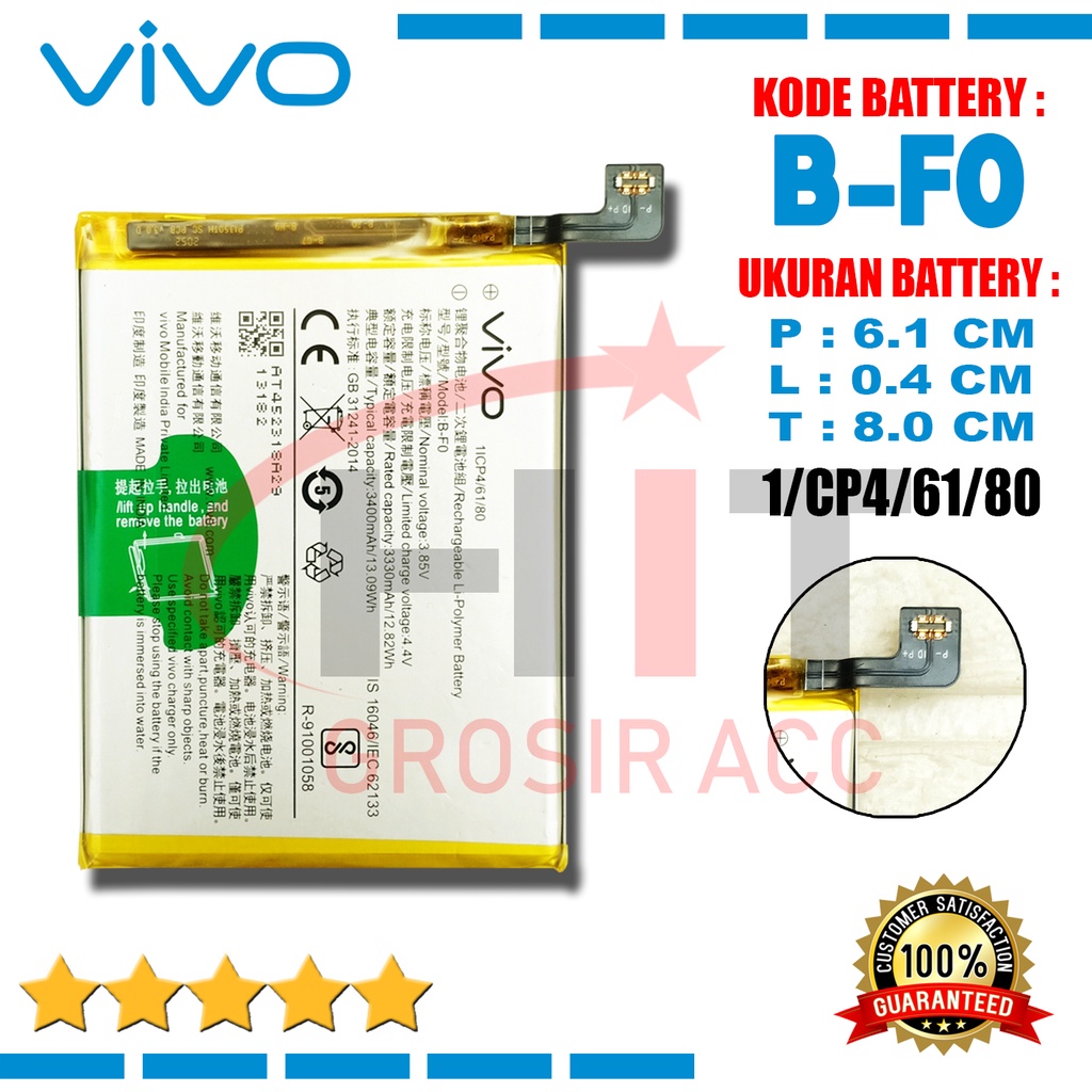 Baterai Battery B-F0 For Vivo V11 Pro