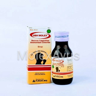 Jual OBH MOLEX O B H MOLEK SIRUP 60ML 60 ML MOLEX AYUS OBAT BATUK