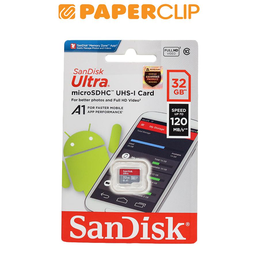 SANDISK MICROSD 32GB C10 120MB