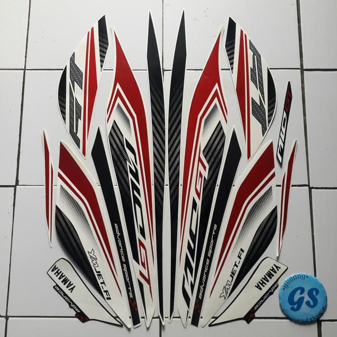 stiker motor mio gt 2013 putih