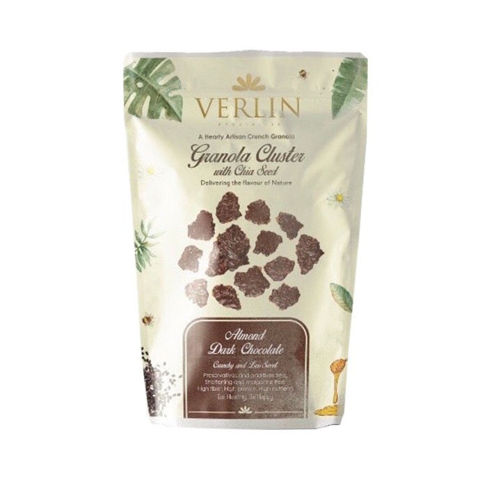 

Verlin Granola Cluster Almond Dark Chocolate 150Gr