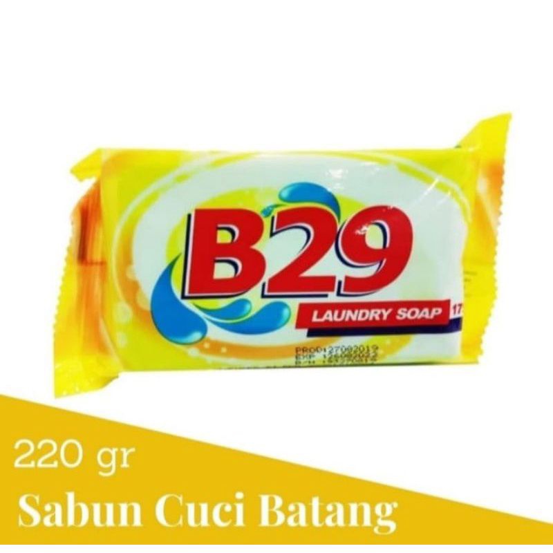 B29 laundry Soap 220 gram sabun cuci batang kuning