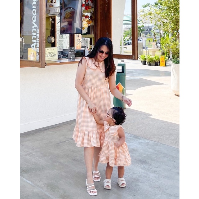 PATRICIA DRESS | Dress couple mom and kids | Baju couple mom and kids | Baju couple ibu dan anak