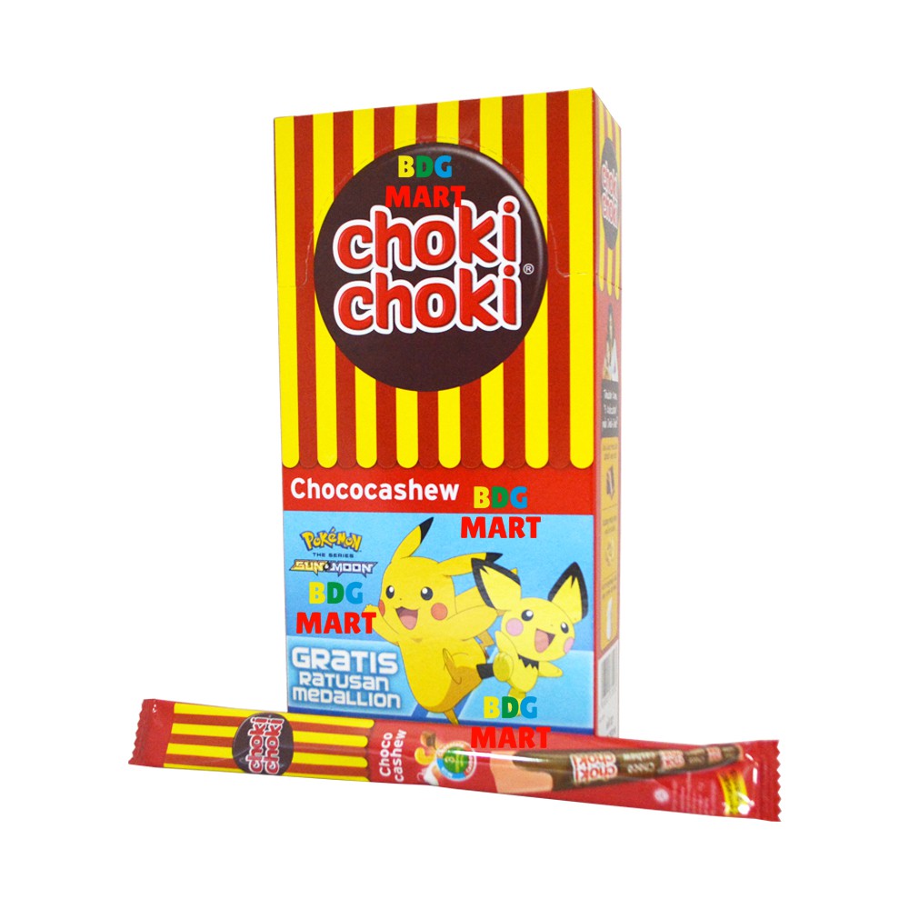 

BOX Choki Choki Pasta Coklat Kacang Versi Pokemon - 20pcs x 10gr