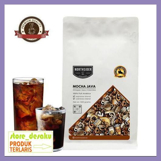 

57Ryr68- Kopi Biji Cold Brew/Espresso Blend Mocha Java -500Gr Northsider Coffee - Biji Kopi 4E57Edu-