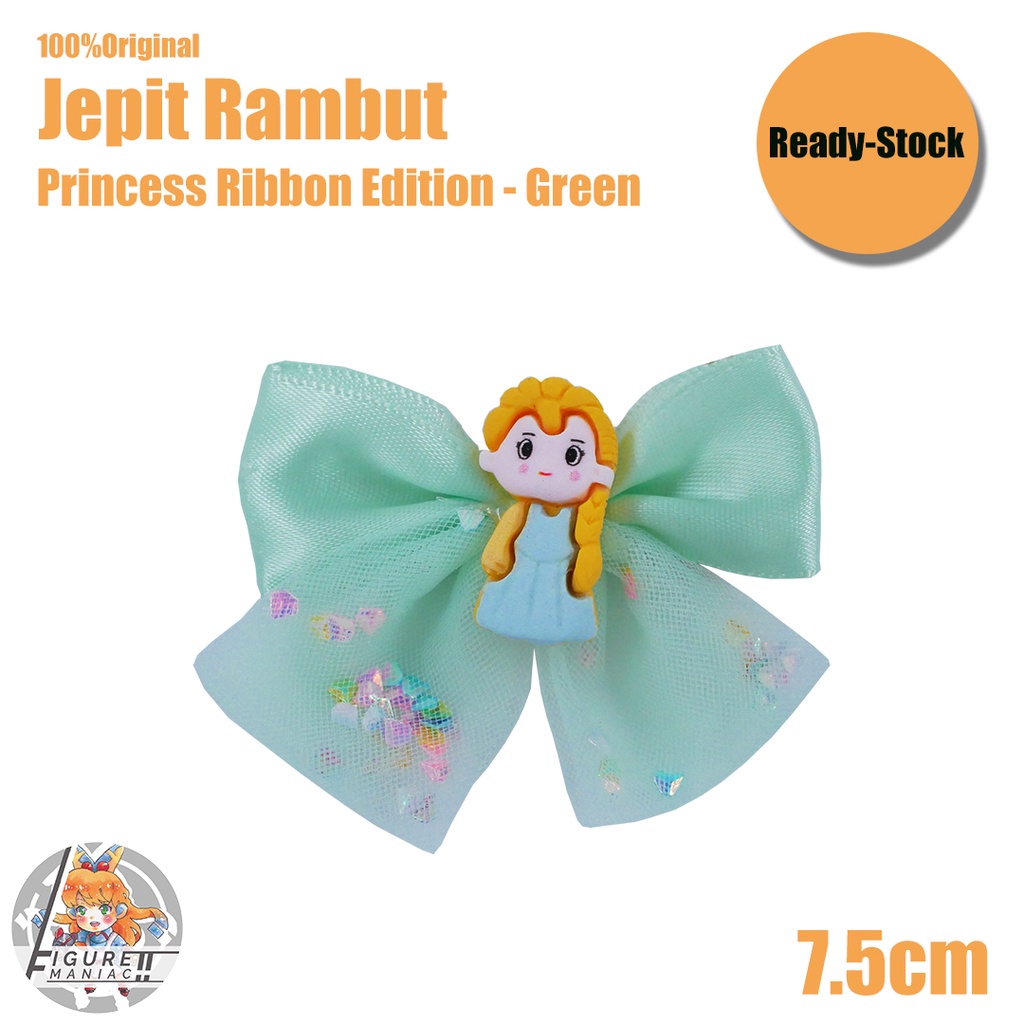 Figure Maniac - Jepit Rambut Anak Princess Ribbon Edition Jepit Rambut Pita