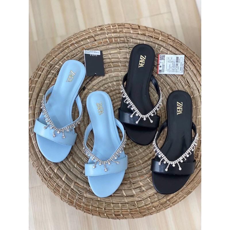 SANDAL Zara  Flat  SANDAL WANITA