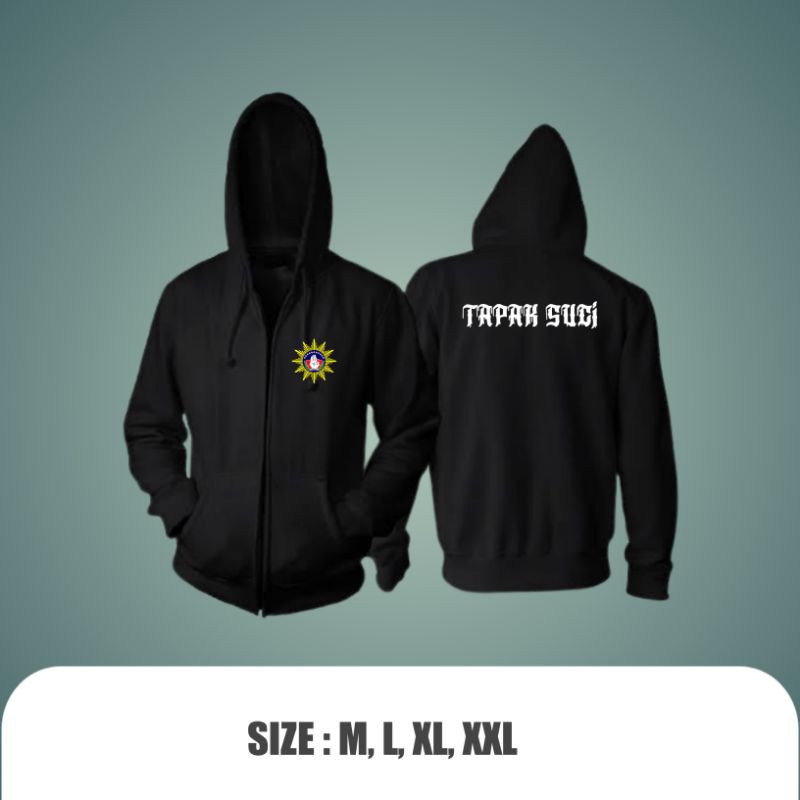 JAKET ZIPPER TAPAK SUCI