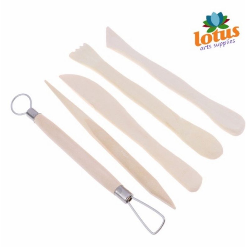 

Wooden Modelling Sculpting Pottery Tools Set 5 ( Clay / Polymer / Ceramic )