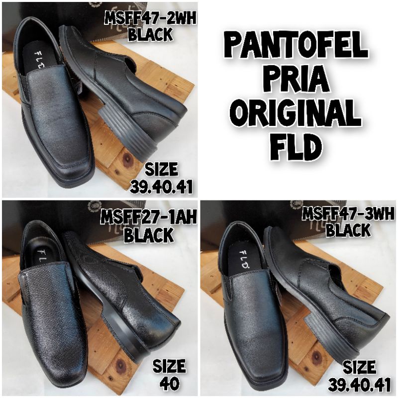SEPATU FORMAL FANTOFEL KERJA PRIA ORIGINAL FLD (GESER PIC)