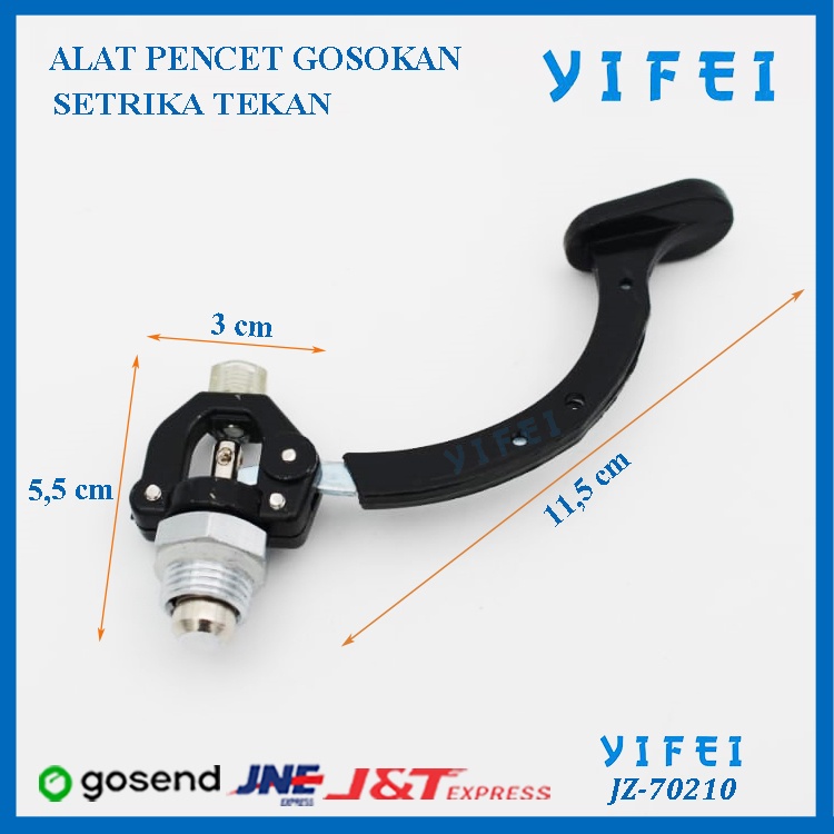 Blok Katup Teflon Komplit Setrika Uap Boiler Pencet/Pencetan Setrika Uap/YIFEI-70210