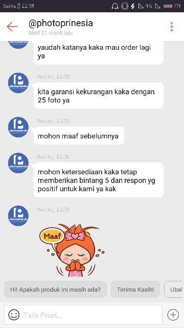 Photoprinesia Cetak Foto Poster Ukuran A3+ (32x48) High Resolution Printing