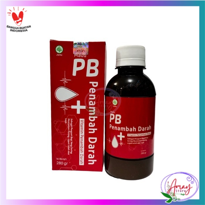 

MADU PB 280gr / Madu Penambah Darah Mengatasi Anemia / Vitamin Penambah Darah / DARAH RENDAH