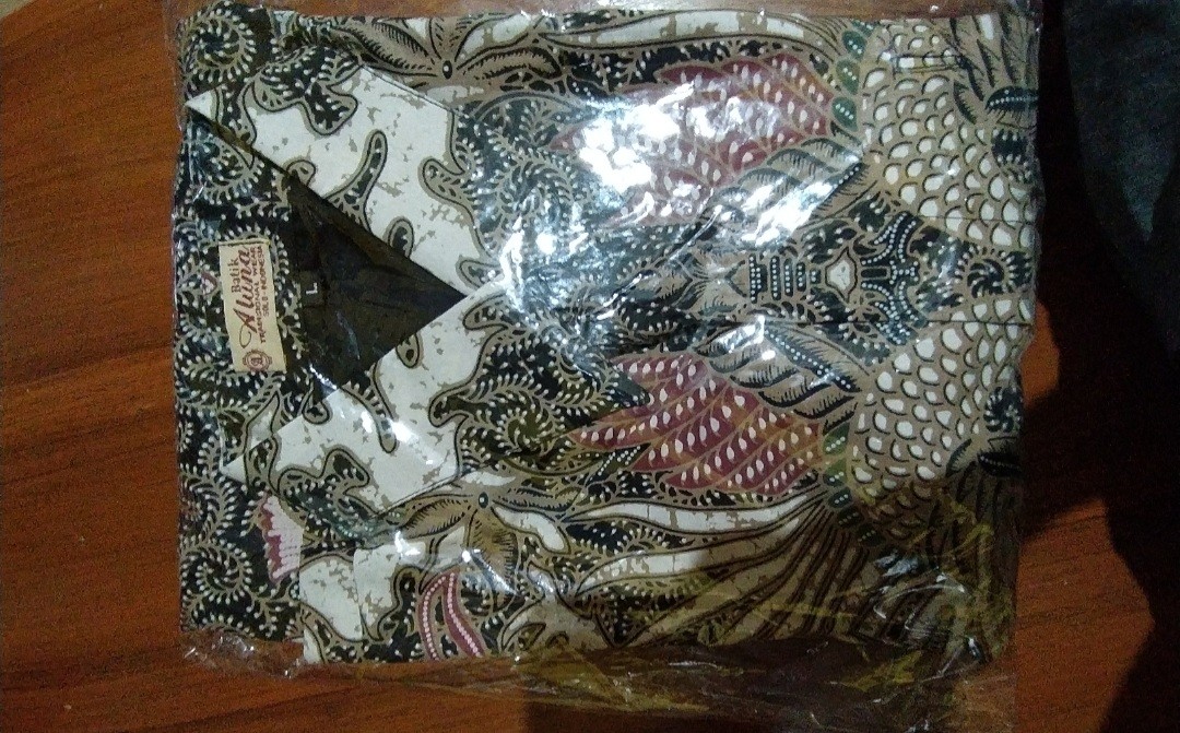 Baju Batik Cowok/pria Slimfit Big Size Adem Lengan Panjang Premium Terbaru 2021 Bg08 - Garansi 100%