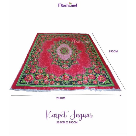 Karpet Permadani Jaguar Rumbai Ukuran 150x250cm Termurah