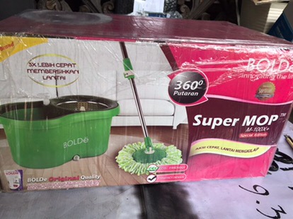 Super Mop Bolde M 100 X Special Edition Corong Air Dan Tempat Sabun