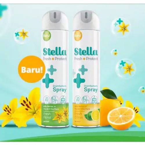 Jual Stella Fresh & Protect Disinfectant Spray 300ml Shopee Indonesia