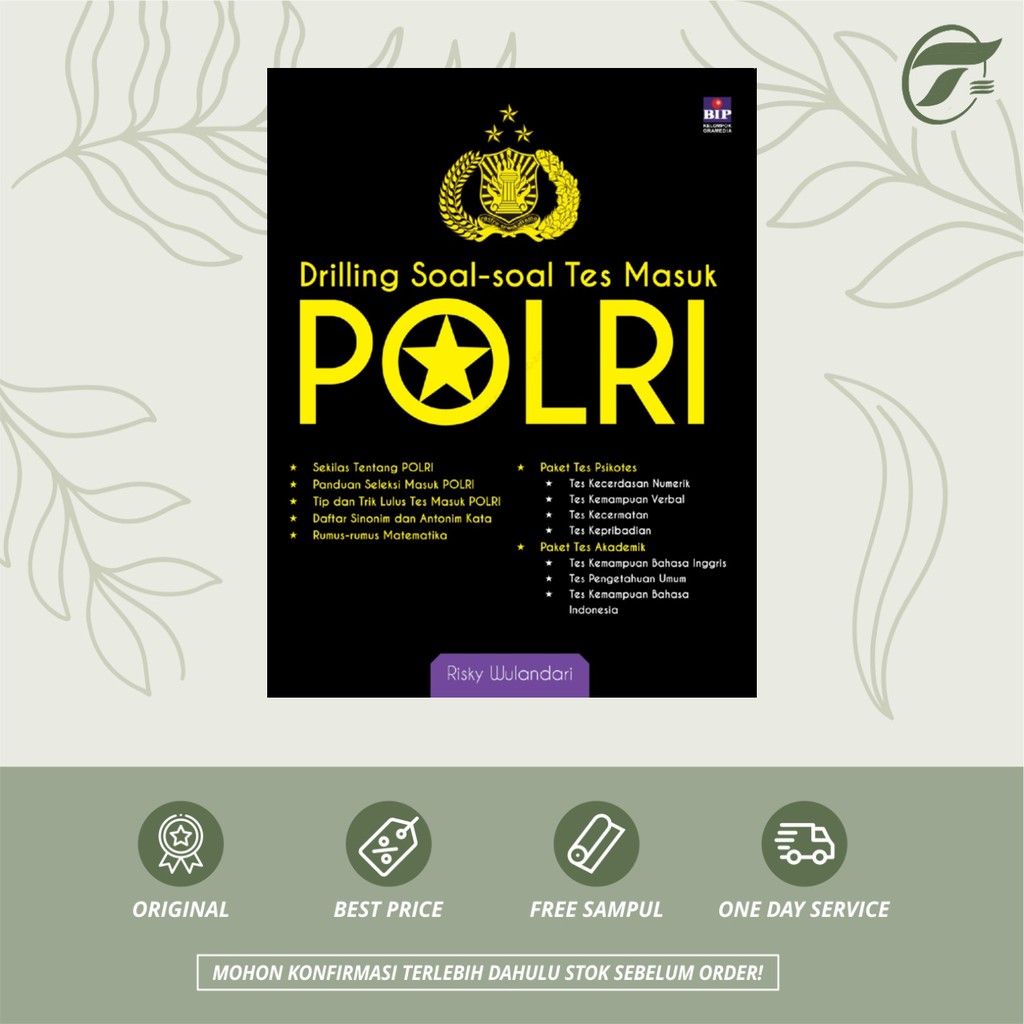 Drilling Soal Soal Tes Masuk Polri Smart Strategi Sukses Lolos Tes Tni Polri Risky Wulandari Shopee Indonesia
