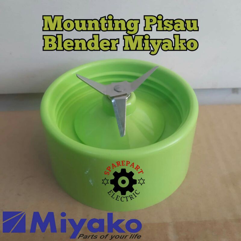 MOUNTING PISAU JUS BLENDER MIYAKO 101 102 501 151 152 GEAR PLASTIK HIJAU