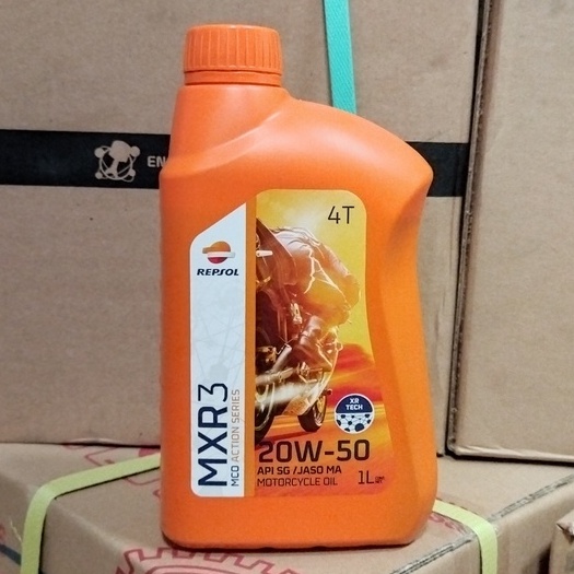 OLI MESIN MOTOR REPSOL MXR3 / MXR 3 20W-50 1 LITER