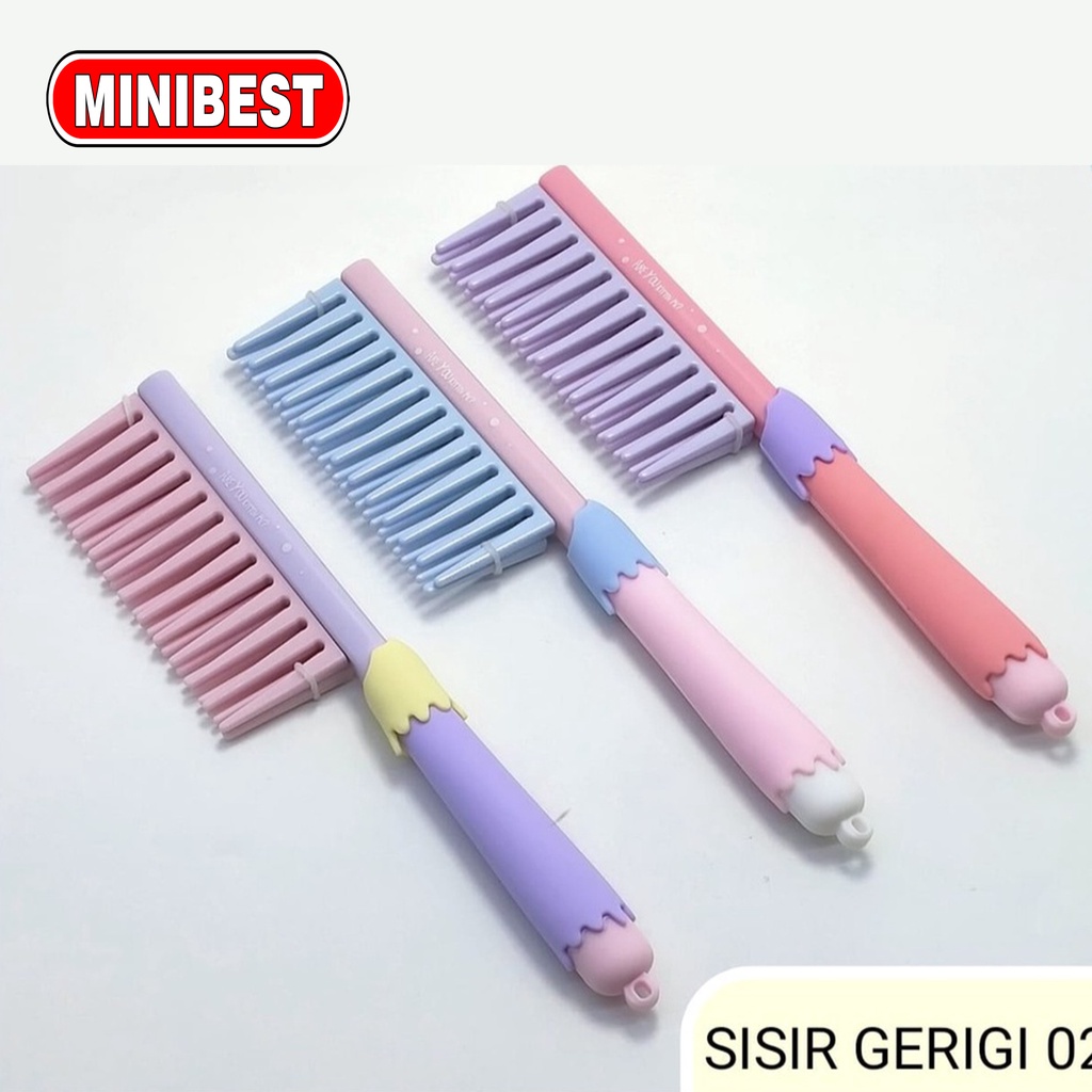 [ MB ] Sisir Gerigi lepas pasang / Sisir Bermotif