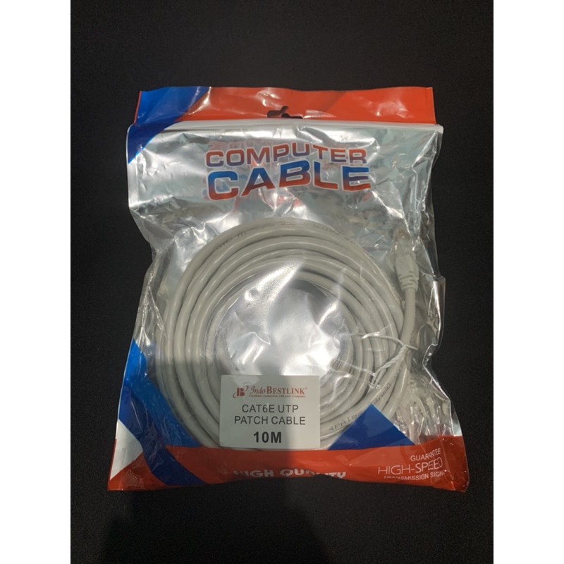 KABEL LAN 10 METER CAT6 / KABEL UTP HIGH QUALITY 10M - BESTLINK