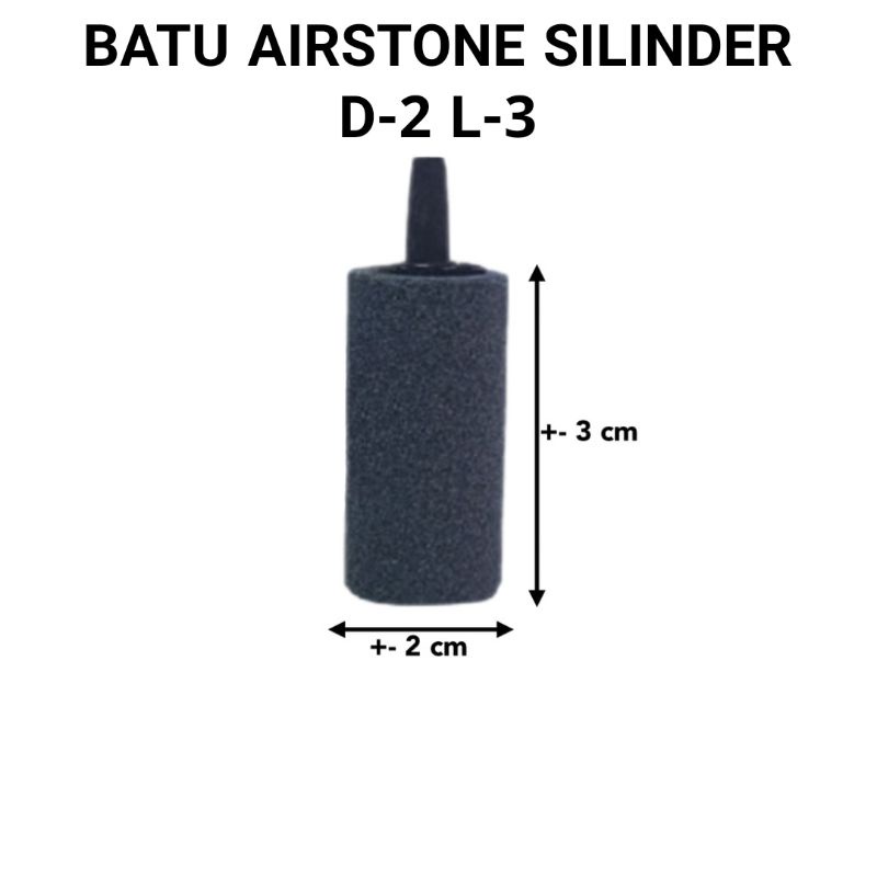Batu Aerator Batu Airstone Batu Gelembung L-3 Aquarium
