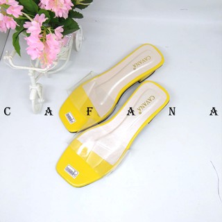  Sandal Wanita Transparan  Chania SDL119 Shopee Indonesia