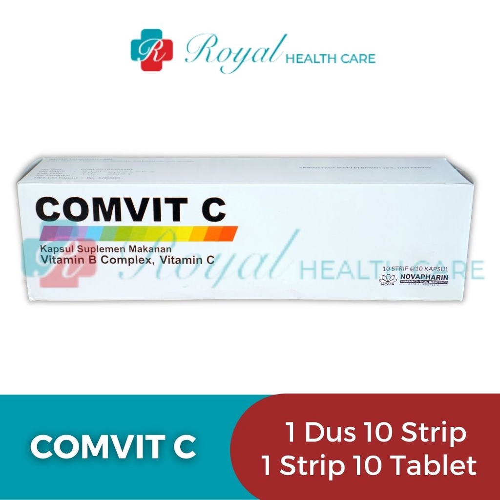 COMVIT C / FASFIT C MULTIVITAMIN UNTUK PENYEMBUHAN COVID 10 TABLET