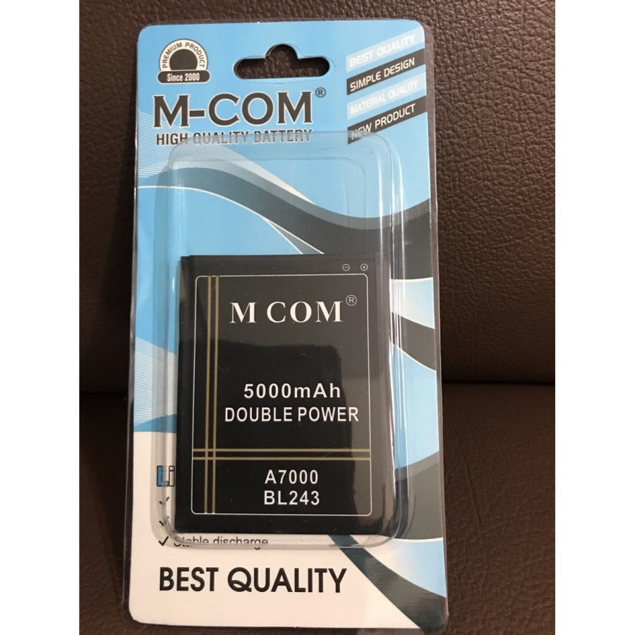 LENOVO a7000a / a7000-a - MCOM Baterai Batre Batrai Double Power