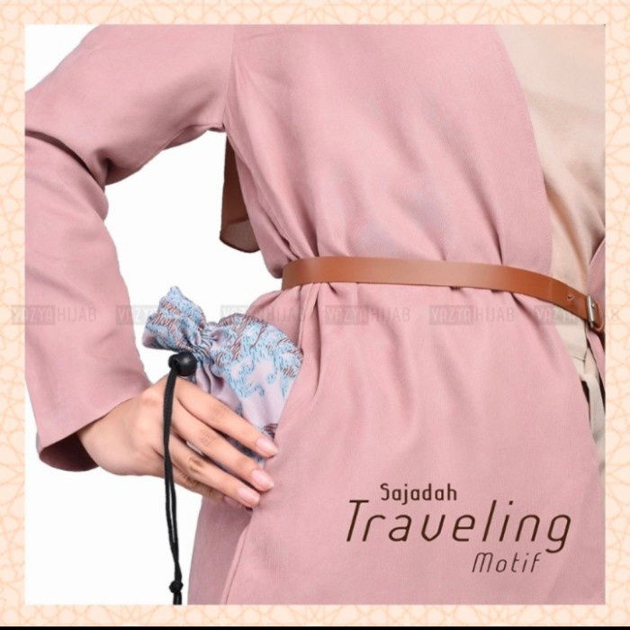 sajadah pouch travel cantik/sajadah sovenir