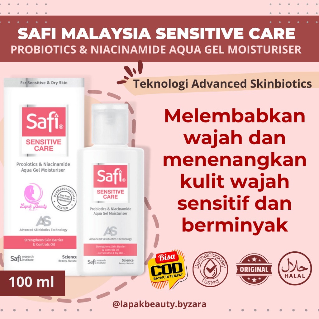 Safi Moisturizer Pelembab Wajah Kulit Sensitif Berminyak Safi Malaysia Skincare Kulit Sensitif Bermi