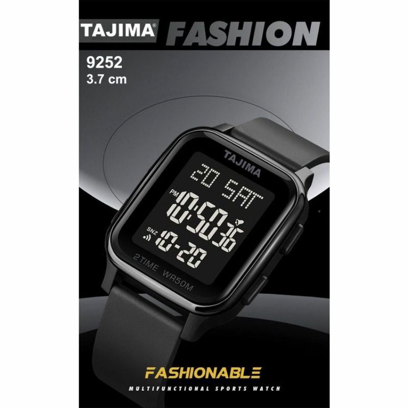 Jam Tangan Digital Sport Tajima 9252 Tahan Air 50 Meter