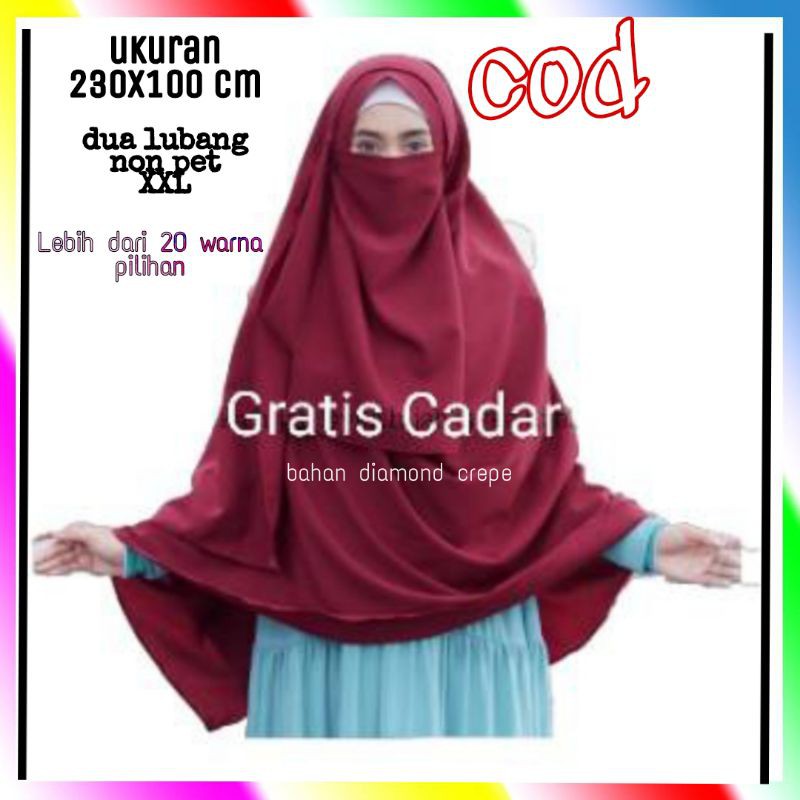 CADAR GRATIS!! PASHMINA INSTAN NON PAD