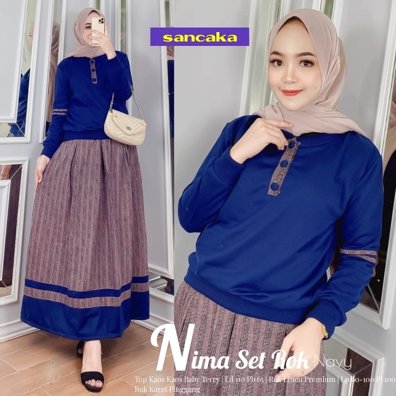 NIMA SET ROK SETELAN PREMIUM BY SANCAKA
