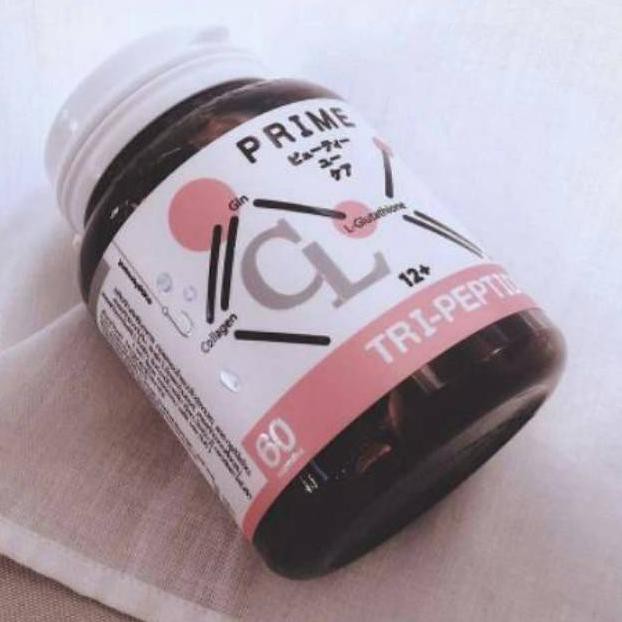 Paling Laris New Cl Collagen Cl12+ By Prime Suplemen Kecantikan Vitamin Pemutih Badan Herbal Super