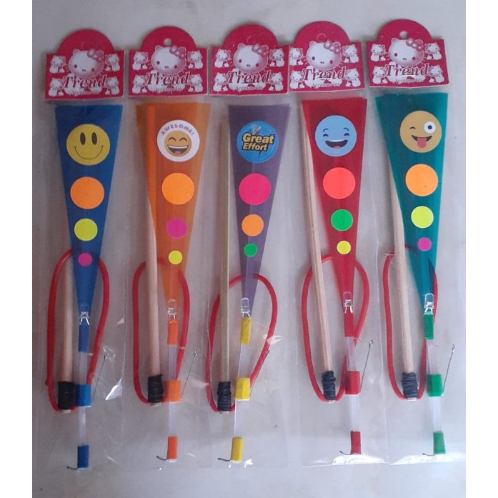 mainan anak  kitiran LED 1 lampu/ kitiran meteor apollo