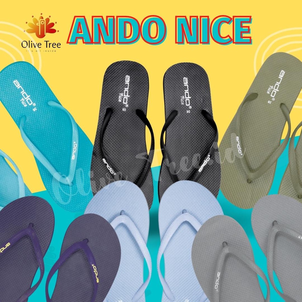 Sandal Jepit Wanita Ando Nice 100% Original Sandal Wanita