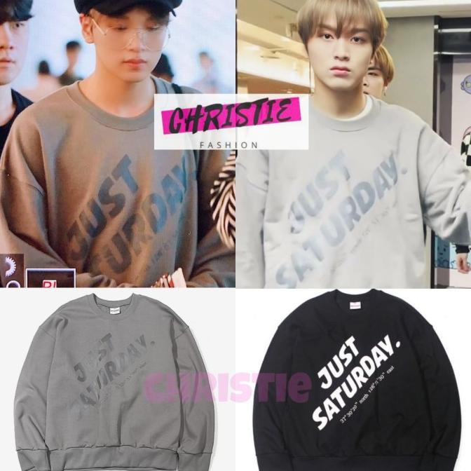 SWEATER BASIC JUST SATURDAY HAECHAN NCT M-XXL / CREWNECK NCT 127 DREAM Termurah