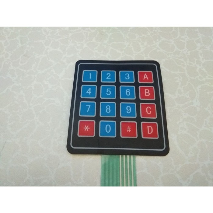 Keypad Membran 4x4 Matrix Arduino Key Pad Membrane 4 x 4