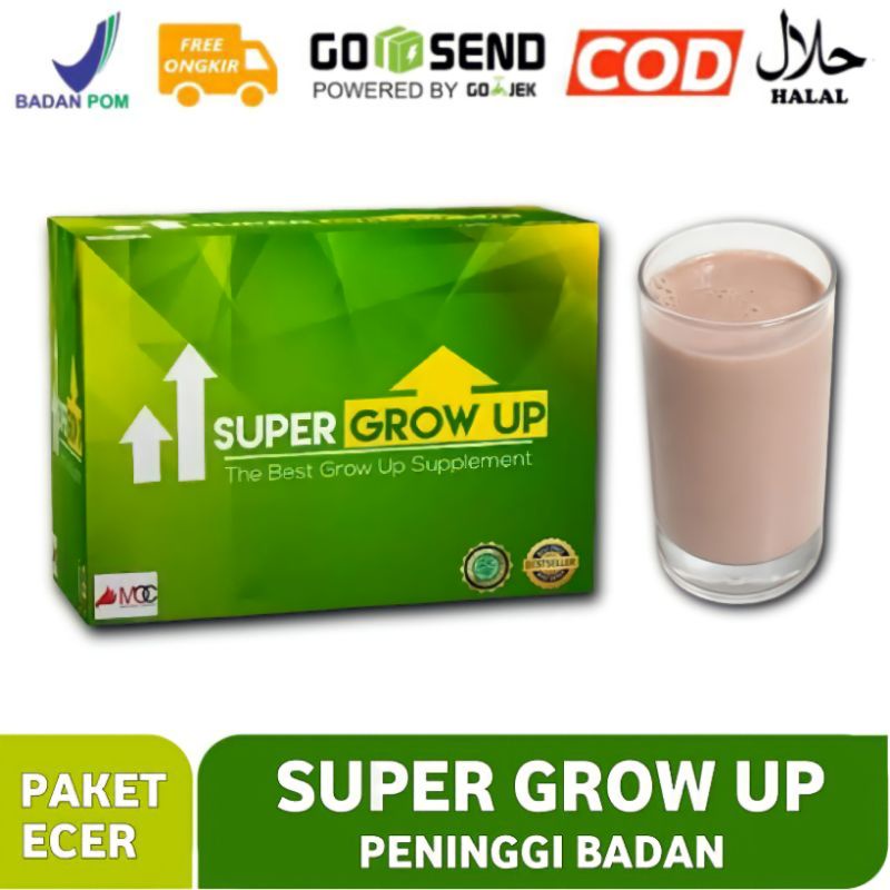 SUPER GROW UP - PENINGGI BADAN ORI TIENS Supergrowup Original Susu Kapsul Peninggi Badan
