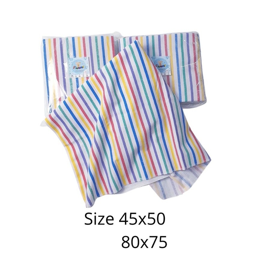 Alas Ompol Kain Lurik Rainbow Bayi 1 PCS