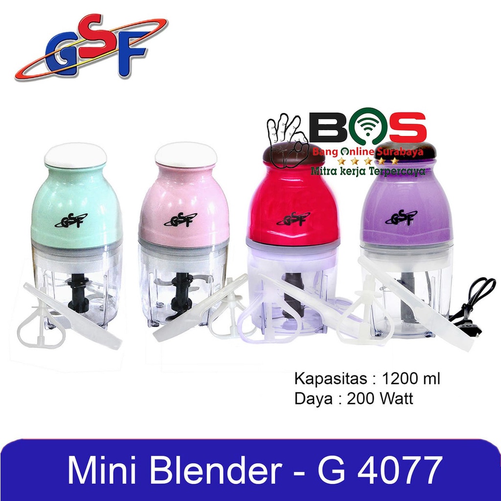 Blender Capsule Capsule Cutter Quatre GSF Mini Food Processor GSF-4077