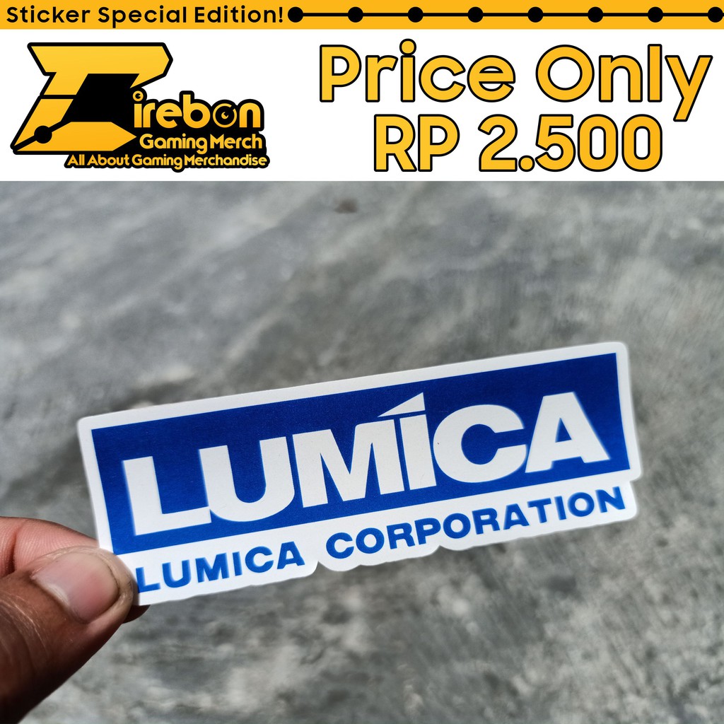

Sticker Stiker Lumica Corporation